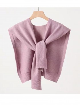 Solid Color Shoulder Wrap Scarf